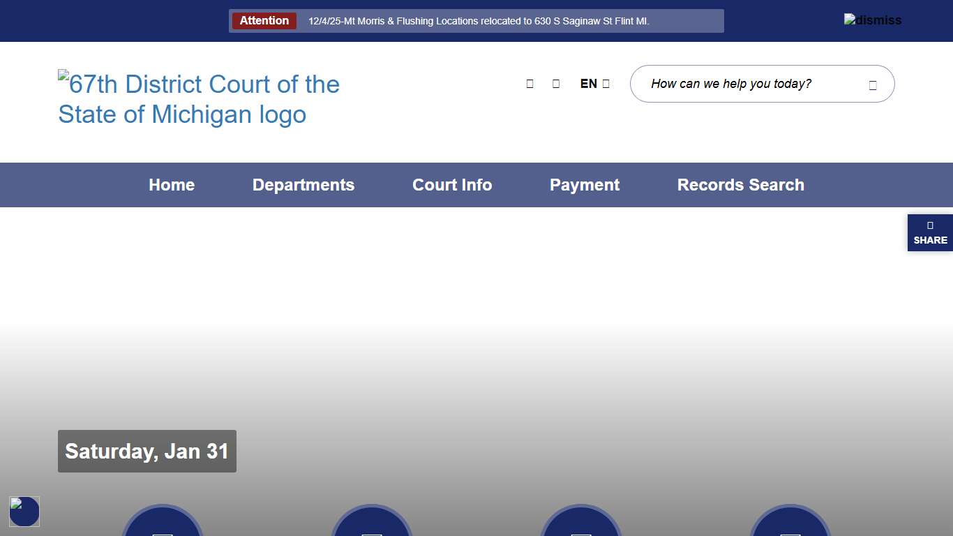 67th District Court of the State of Michigan